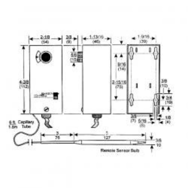 Jonson Controls A19AAT-2C Freezer Temperature Controller (D132)