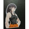 Maki Oze Fire Force Glossy Sticker Anime Waterproof!