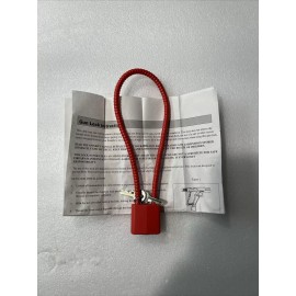 Unbranded Firearm Lock Red 30mm Gun Cable Lock