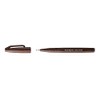 Pentel SES15C-E3X Brush Sign Pen Dark Brown Fibre Tip Brush