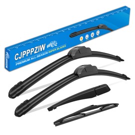 CJPPPZIW Windshield Wipers-15 Inch+15 Inch+13 Inch and Wiper Arm Replacement for 2007-2017 Jeep Wrangler,2018 Wrangler JK Wiper Blades for My Car,Quality Windshield Wiper Blades(Set of 4)