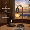 ONEWISH Industrial Table Lamp for Bedroom, Fully Dimmable Modern Bedside