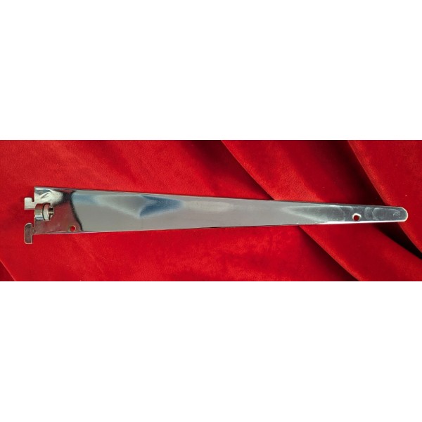 Unbranded ADJUSTABLE CHROME SHELVING BRACKET 14 3/8"