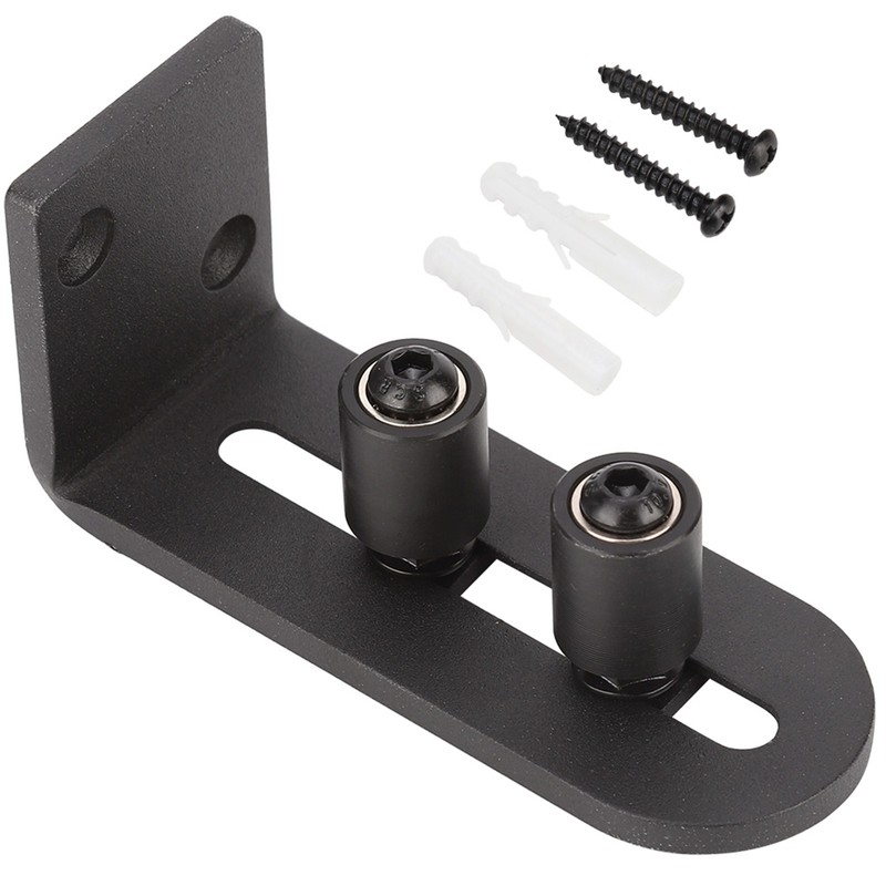 Carbon Steel Adjustable Sliding Floor Guide for Barn Door (Double
