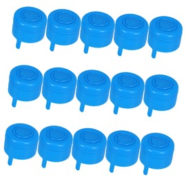 Kisangel Pack of 25 Plastic Water Jugs Leak-proof Caps for Water Jugs Water Bottle 19 Litre Gallon Lid Water Jug Cap Interchangeable Buckle for Water Bottle