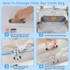 80 Count Cat Litter Bags, Self Cleaning Litter Box Liners,