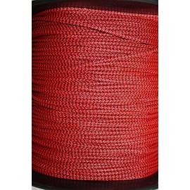 60X Custom Strings Red & Black Speckled BCY #24 D Loop Rope Release Material 3'