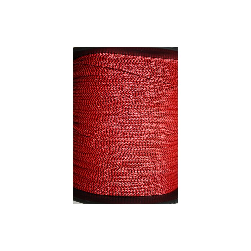 60X Custom Strings Red & Black Speckled BCY #24 D