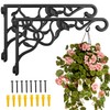 Plant Hanging Bracket Set of 2, 13 Inch Aluminum Heavy