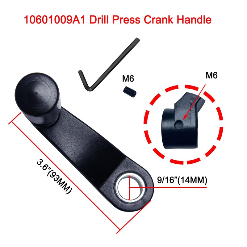 JTEYINH 514007742 Crank Handle, Replacement 10601009A1