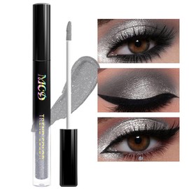 Long Lasting Glitter Liquid Eyeshadow, 1 Count Smooth Matte Finish Eyeshadow Stick, Multi-use for Sparkle Eyebrow, Eyeliner, Neutral Nude Hightlighter Comestics