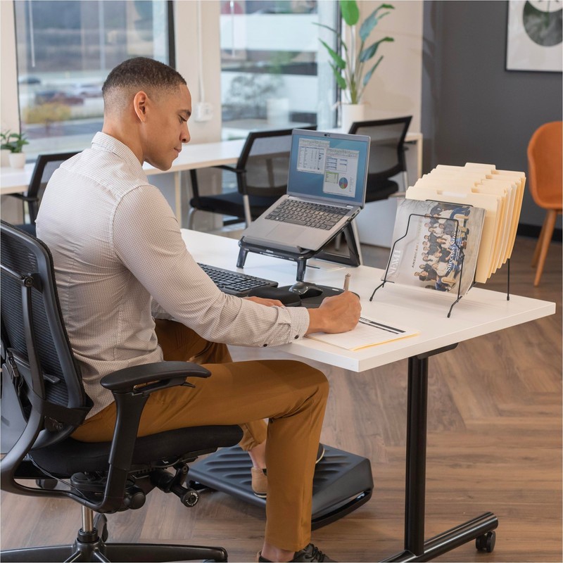 Fellowes Wire Step File Organizer, 8 Tier, Black (72614)