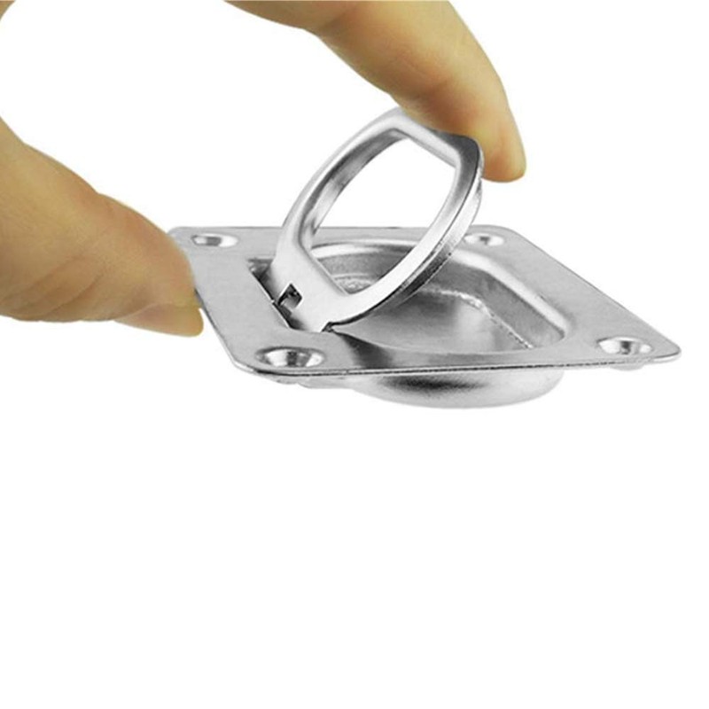 RongLeDAI 2 Pack Flush Ring Pull Handle Hatch Locker 49