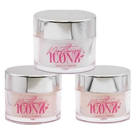 NAILTORIOUS-ICONZ Marriage Trio Acrylic Nail Powder Collection â€“ Premium Acrylic Powder Set for Nail Art & Extensions, Includes "Engaged," "Wifey," and "Letâ€™s Get Naked" Colors