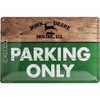 John Deere Parking Only Embossed Metal Sign 300mm x 200mm