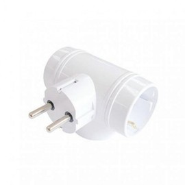 Efficient T-shaped outlet 1 port simple design safe design Power expansion 5ea