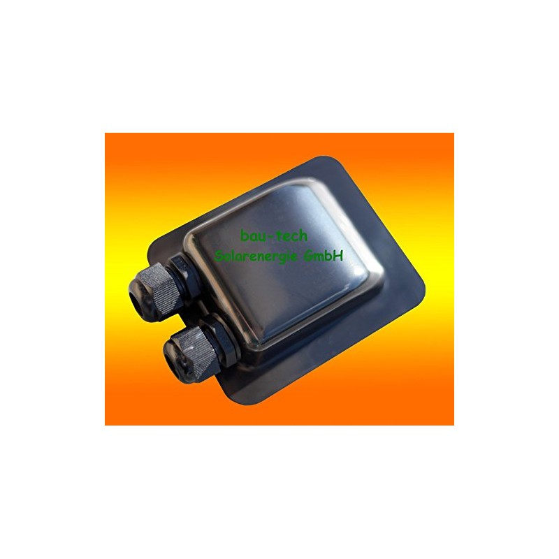 bau-tech Solarenergie 2-Way Solar Cable Guide Roof Feed-Through Black GmbH