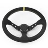 14 Inch 350mm Car Steering Wheel Suede Leather Drift Racing