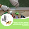 HUIKANGSHENG 4 Sets Sliding Screen Door Rollers,1-1/4" Concave Steel Ball