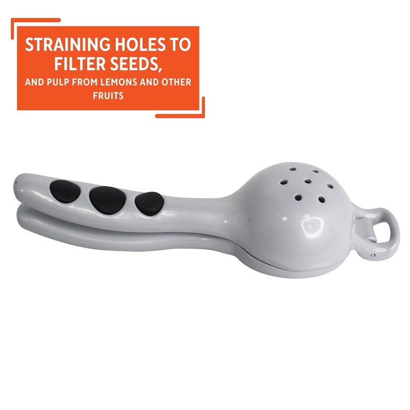 Imusa USA, Grey Lemon/Lime Squeezer, One Size, Silver (J100-00290)