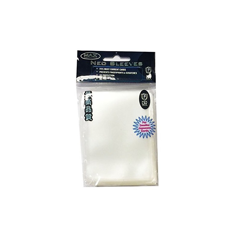 Max Protection (1) Clear - Small Flat Trading Card Deck
