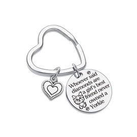 7RVZM 7RVZM Yorkie Lover Gift Yorkshire Terrier Gifts Yorkie Mom Jewelry Yorkie Keychain Yorkie Owner Keychain Best Yorkie Mom Ever Gift Yorkie Person Keychain Dog Gift Sister Gift