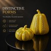 Funny Owl & Pumpkin Figurine Decorative Statue for Fall, Halloween