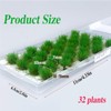 Static Grass Tuft,32 PCS Model Grass Tufts Terrain Resin Static