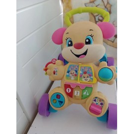 Fisher-price Andadera Caminadora Para Bebé Perrito Rosa (Usado)