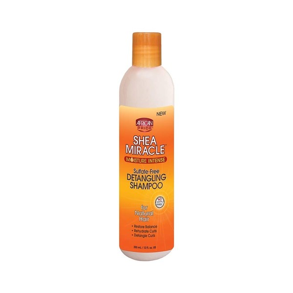 African Pride Shea Butter Miracle Detangling Shampoo 12oz (3 Pack) by African Pride