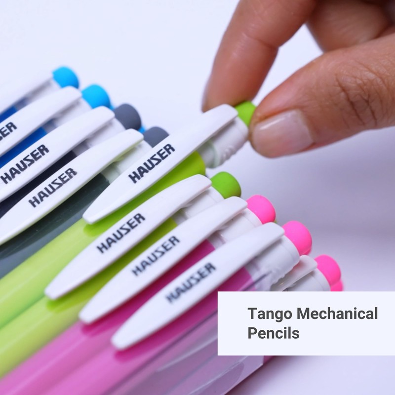 HAUSER TANGO Mechanical Pencil, 0.7 mm Lead, 24 Count