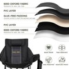 Unisakey Oversized Rocking Camping Chair with Headrest & Cup Holder