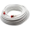Triplett 75' White CAT6A 10GBPS Professional Grade SSTP 26AWG Patch