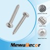 MewuDecor #14 x 2 Stainless Steel Button Head Torx Sheet