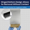 HOSPECO Wall Mount Sanitary Napkin Receptacle, Stainless Steel