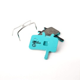 Miles Racing Semi-metallic Brake Pads for Mountain Bike Disc Brakes, SRAM Avid Juicy 3, 5, 7, Carbon, Ultimate, Ultimate 7, BB7, Blue, All Weather, Durable, MTB, Urban, XC, Light Enduro, E-bike, Trail