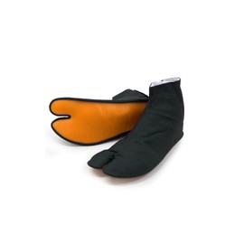 Ai Indigo Rubber Sole Tabi Socks, Black, 5.9 - 11.8 inches (15 - 30 cm), Festivals, Dance, Drums, High Altitude Work, Gardening, Men's, Women's, Kids, Black