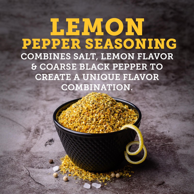 Tones Lemon Pepper Seasoning Blend, 3.35 Ounce