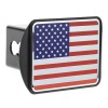 BLVD USA American Color Flag Metal Trailer Hitch Cover Fits