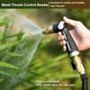 FANHAO Garden Hose Nozzle with High Pressure Jet, 100% Heavy