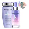 Kit Tratamiento Matizador para el Cabello Rubio Kerastase Shampoo Morado