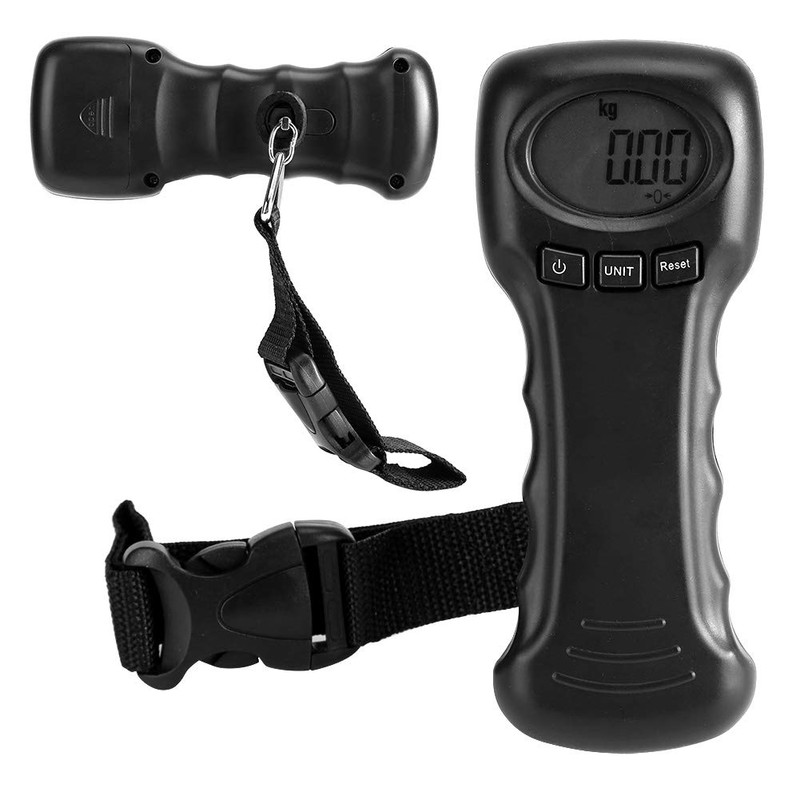 Electronic Scale LCD Digital Display Portable Luggage Scale Tare Deduction