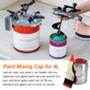 4L Mixing Mate Paint Lid Kit, Paint Can Pouring Spout