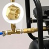 Brass Reducer, 3/8 Inch Male Thread x 1/8 Inch Female