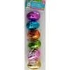 Metallic Plastic Easter Eggs Fillable Large 3”x1.8”, 6/Pk