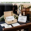 Nymblis Funeral Favours, Memory Box Set with 100 Pcs Memorial