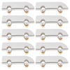 OTOTEC 10x 5mm Stainless Steel Glass Sliding Door Rollers Track