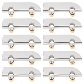 OTOTEC 10x 5mm Stainless Steel Glass Sliding Door Rollers Track Pulleys with Copper Wheels for Smooth Sliding