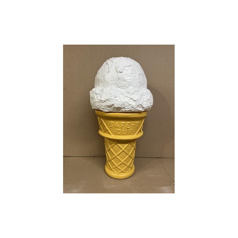 Generic Ice Cream Scoop Giant Display Lamp, Large, White, 24SCCO