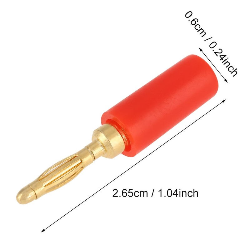 20 Pcs Banana Socket, Mixed, 2mm Coloured Banana Plug Color